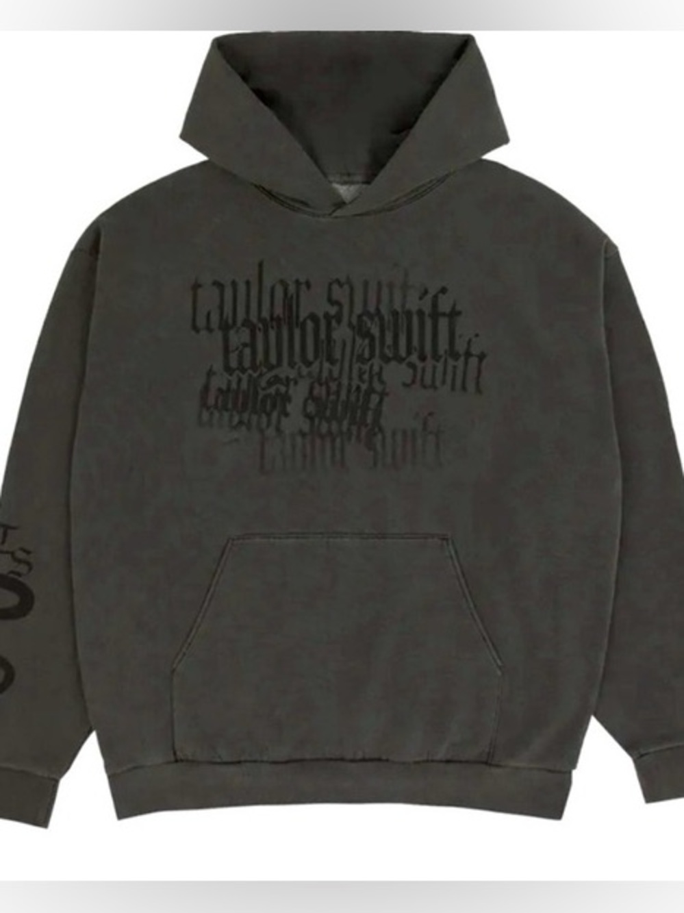 Taylor Swift Reputation Oversized Hoodie M/L Gray Snake Official Merch